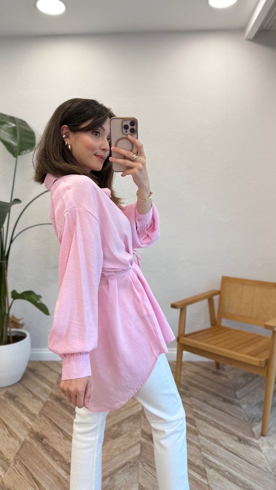 PEMBE 2894 MODAL GÖMLEK