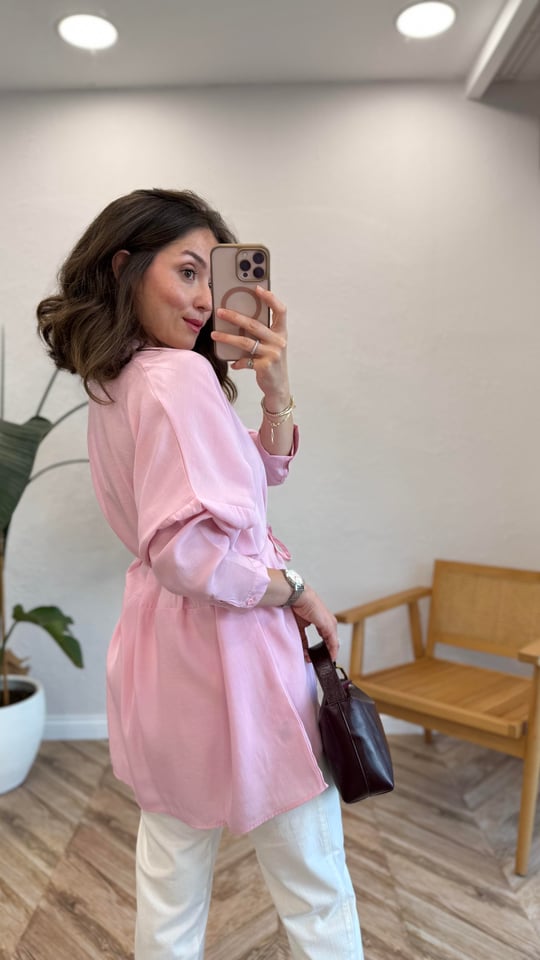 PEMBE 3016 GÖMLEK 
