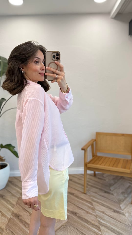 PEMBE 3180 VİSKON GÖMLEK 