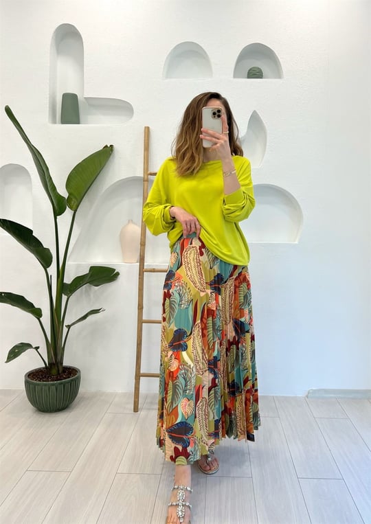 RENKLİ COLOURFUL ETEK