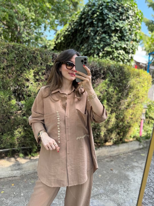 S.KAHVE 4907 TENCEL TAKIM 