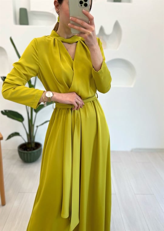 SAFRAN  ELEGANT ELBİSE