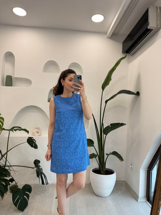 SAKS 34794 FİSTOLU ELBİSE 