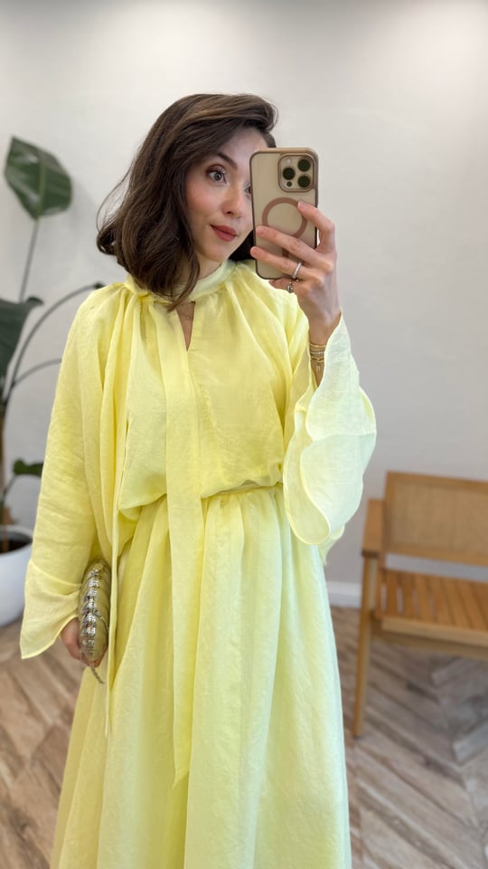 SARI 2308  BLUZ ETEK TAKIM