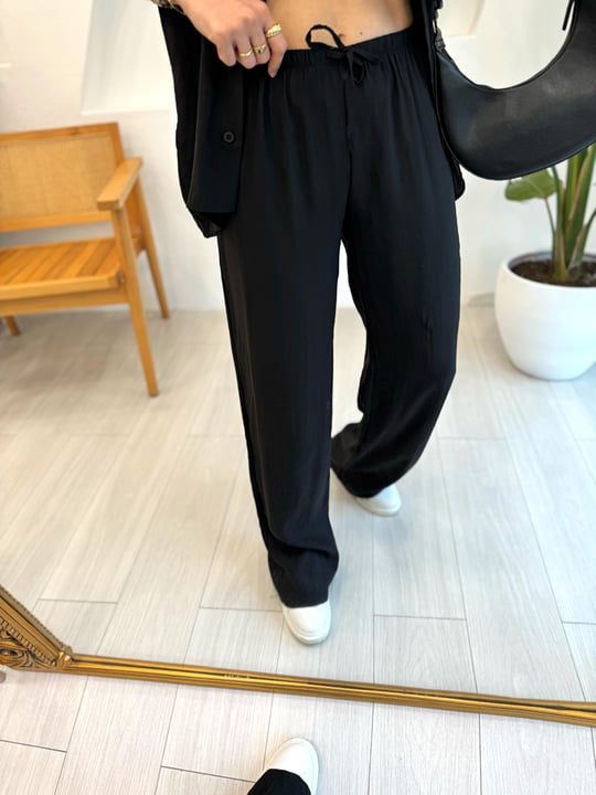 SİYAH 0017 MODAL PANTOLON 