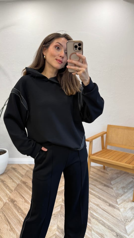 SİYAH 004 SWEAT TAKIM
