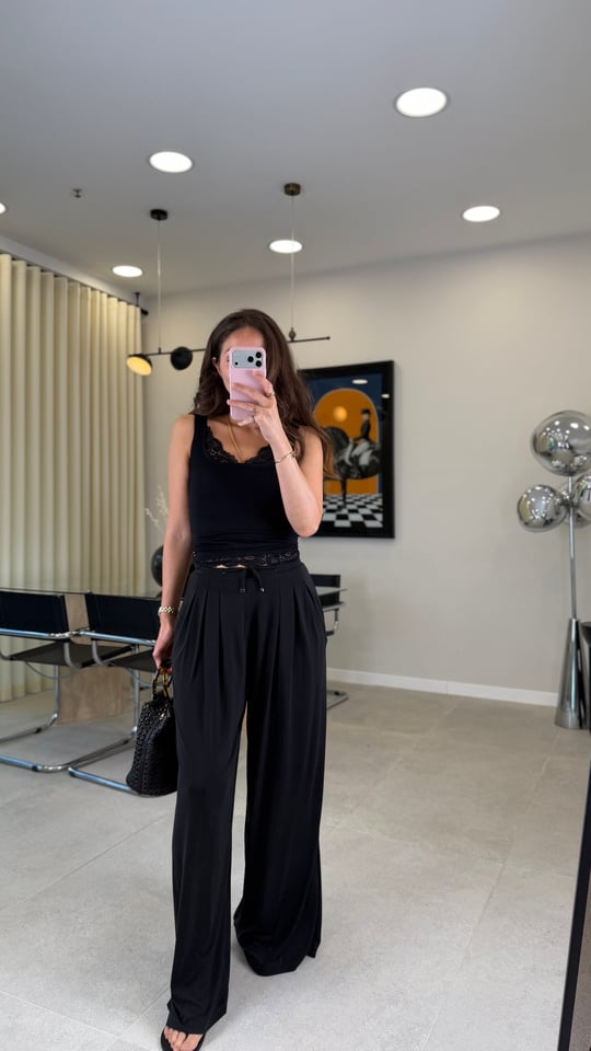 SİYAH 1046 OYSHO PANTOLON