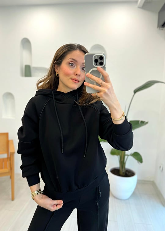 SİYAH 1464 SWEAT 