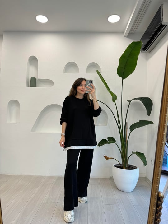 SİYAH 2702  BOL PAÇA TAKIM 