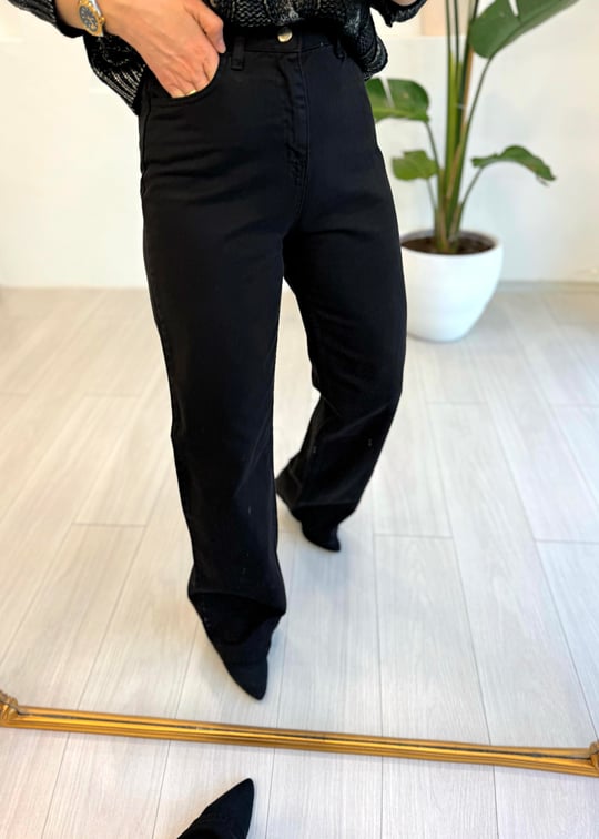 SİYAH 2767 BOL PAÇA PANTOLON