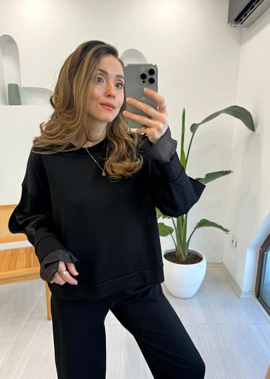 SİYAH 2868 SWEAT 