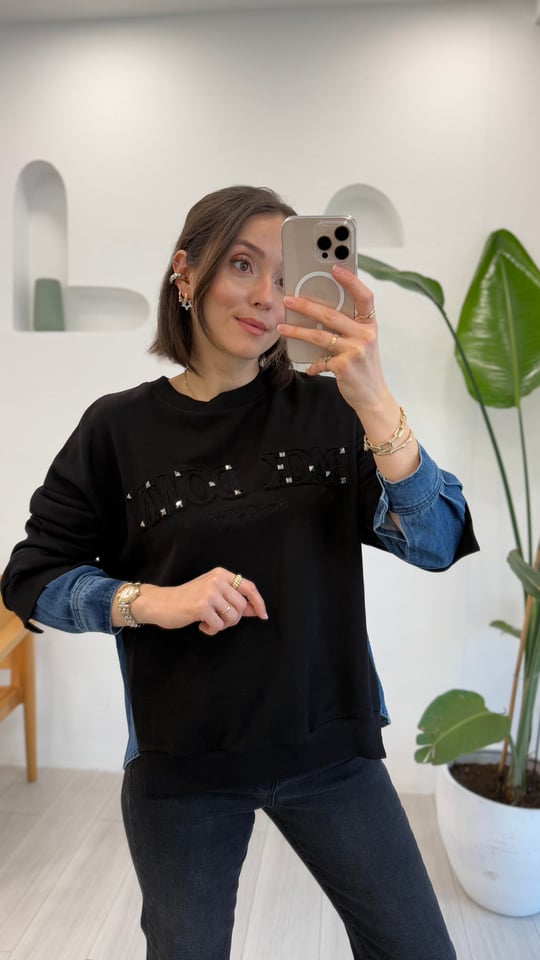 SİYAH 31990 SWEAT
