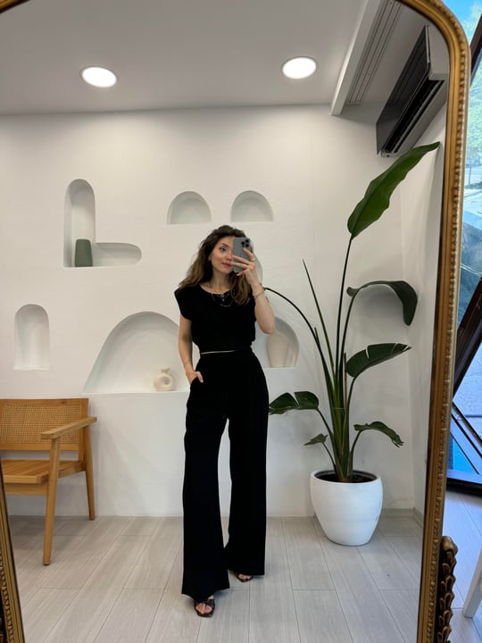 SİYAH 3356 BLUZ