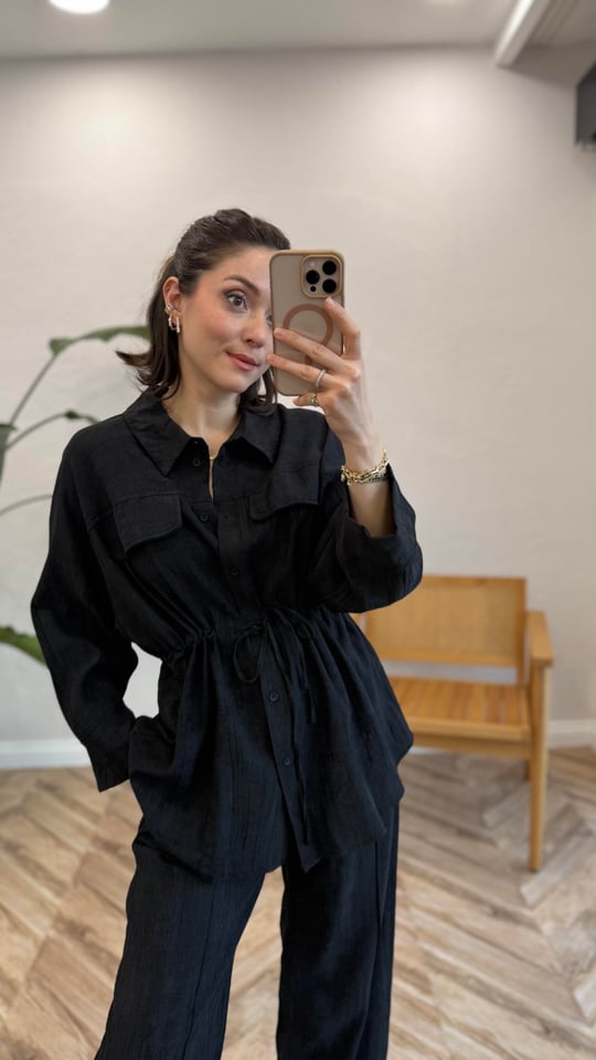 SİYAH 34397 PANTOLON TAKIM 