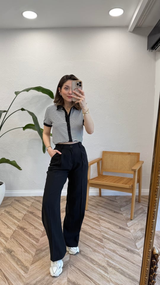 SİYAH 51020 TENCEL PANTOLON 