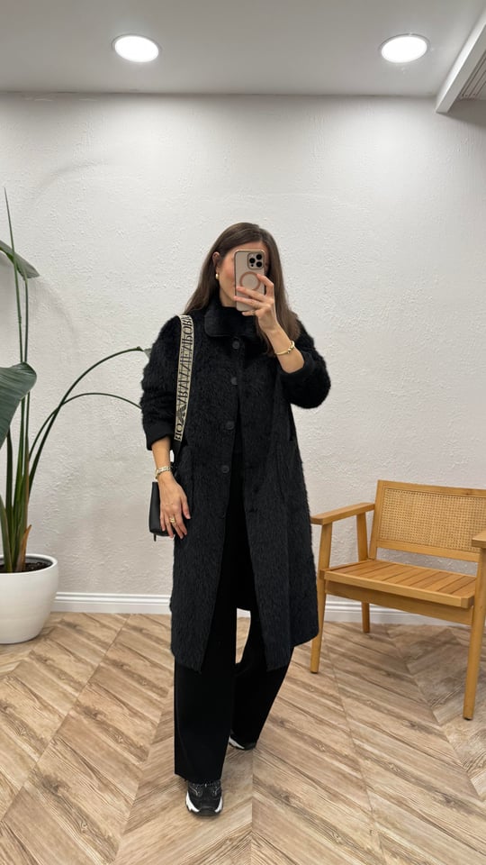 SİYAH 5233 PELUŞ KABAN 