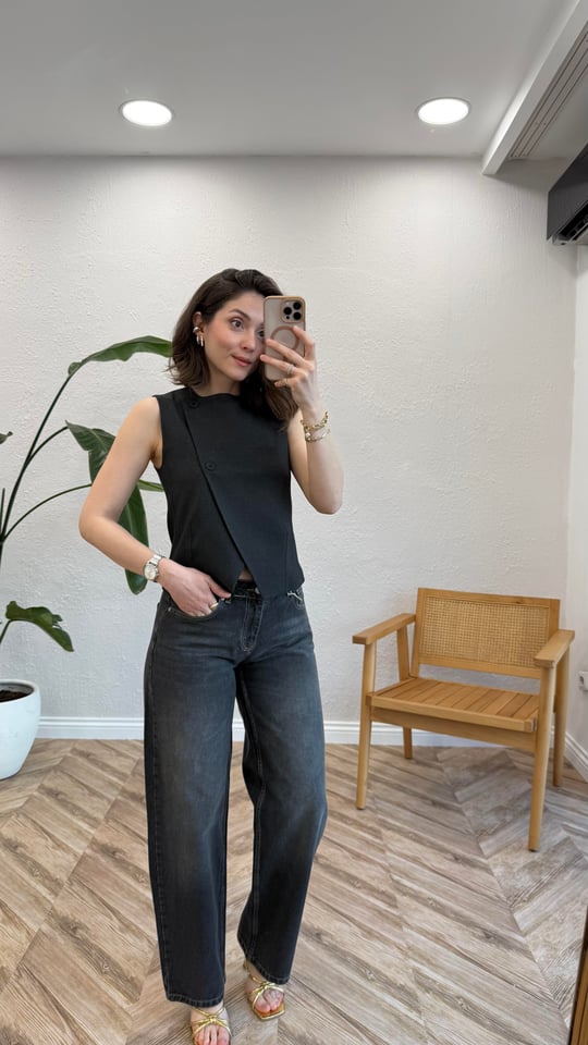 SİYAH 71769 ESKİTME JEAN