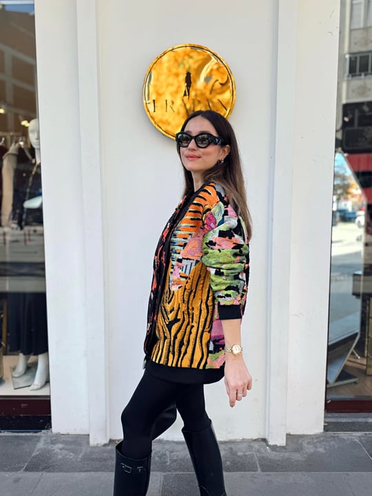 SİYAH-GOLD 4618 SPECİAL BOMBER CEKET