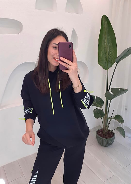 SİYAH NEON DETAY TAKIM 
