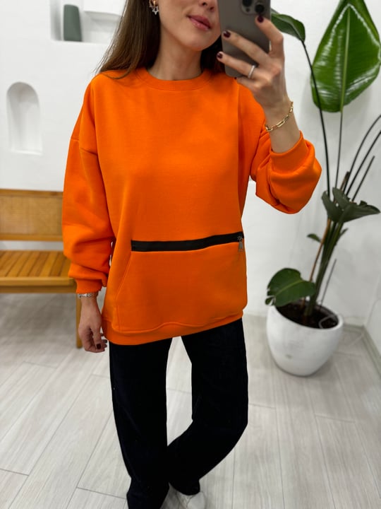 TURUNCU 1101 SWEATSHİRT 