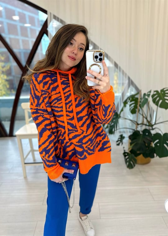 TURUNCU ZEBRA TRİKO TURUNCU STD