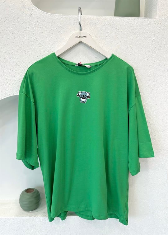 YEŞİL 0293 KOALA BASKILI TSHİRT 