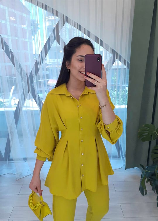 ZENCEFİL PENS DETAY PANTOLON TAKIM