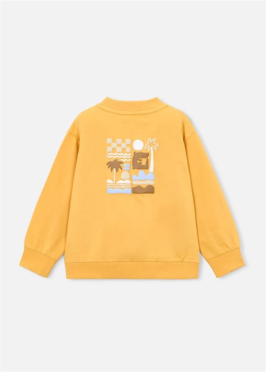 Mayoral Erkek Çocuk Kabartmalı Sweatshirt Hardal 3434