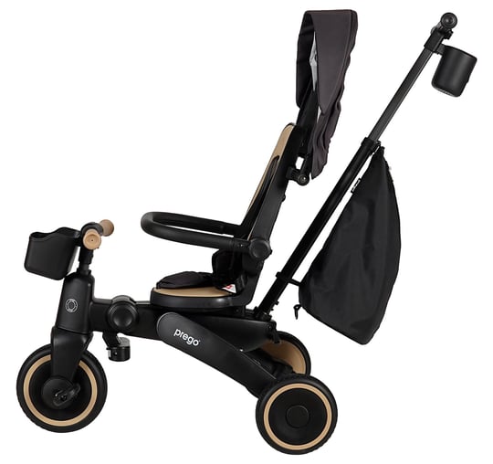 Prego Evo 2 Teker Olabilen 3 Tekerli Bisiklet Kahverengi T807A