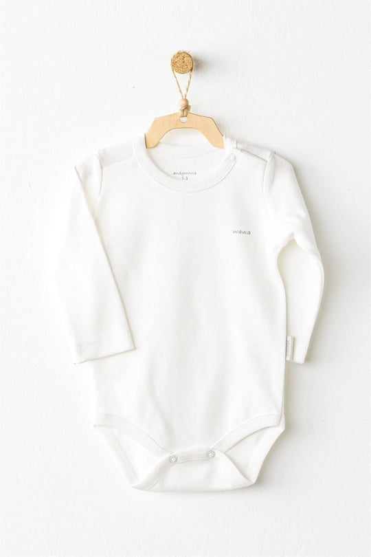 Andywawa Bebek Keep Smiling 2'li Body Set Gri AC26036
