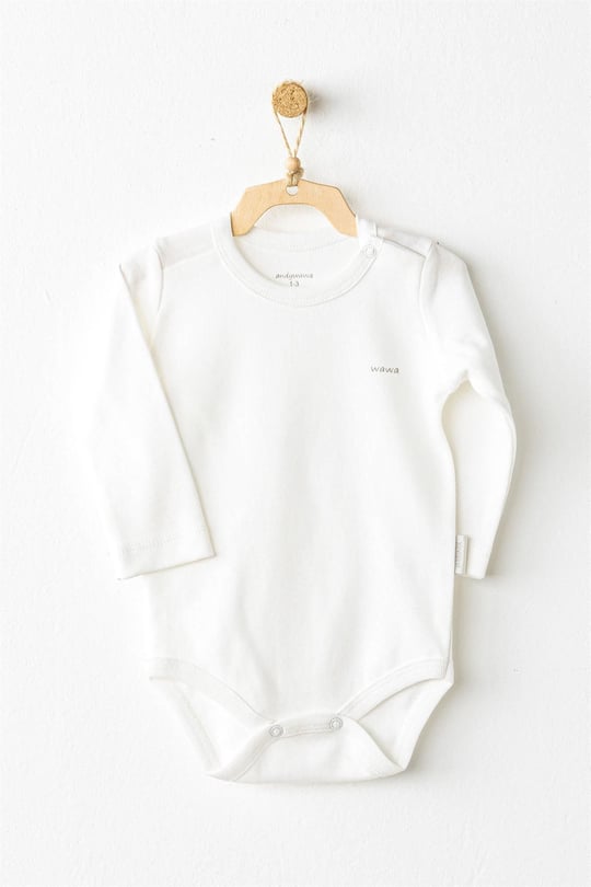 Andywawa Bebek Keep Smiling 2'li Body Set Gri AC26036