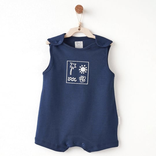 Andywawa Bebek Relax Time Romper Tulum Lacivert AC26737