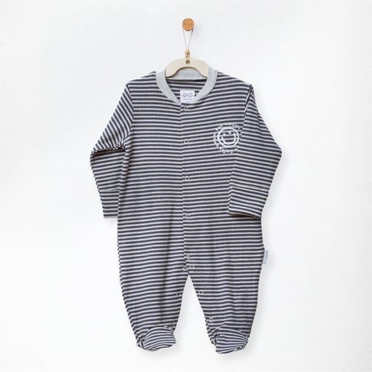 Andywawa Bebek Romper Bamboo Casual Patikli Tulum Gri AC27192