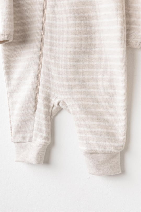 Andywawa Bebek Romper Casual Tulum Bej AC26215