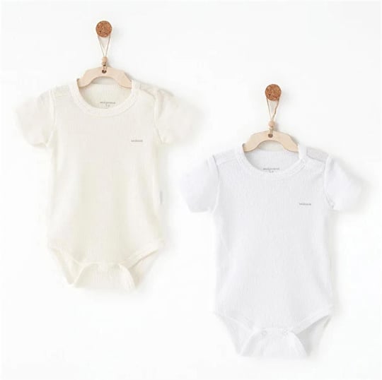 Andywawa Bebek Special Modal 2'li Body Set Beyaz AC26765