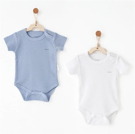 Andywawa Bebek Special Modal 2'li Body Set Mavi AC26765