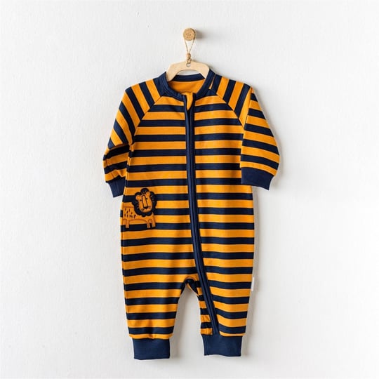 Andywawa Erkek Bebek Lion Tulum Hardal/Lacivert AC24198