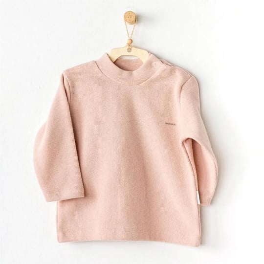 Andywawa Kız Bebek Basic T-shirt Pembe AC24411