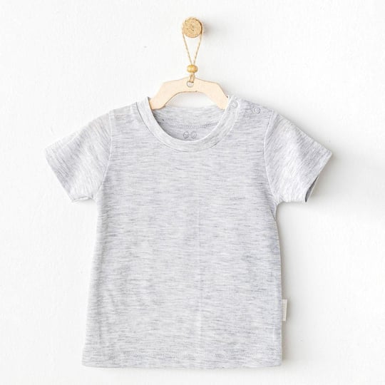 Andywawa Kız Bebek Casual Tişört Gri AC25971