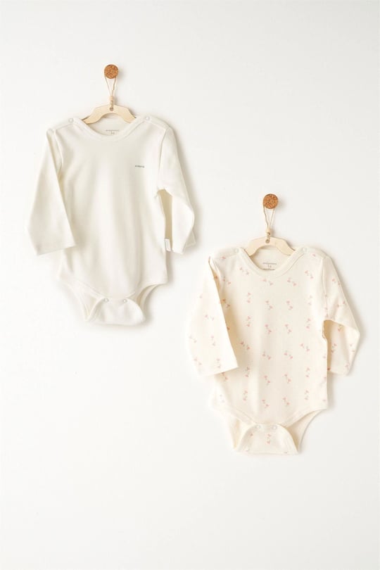 Andywawa Kız Bebek Mon Petit Amour 2'li Body Set AC26099