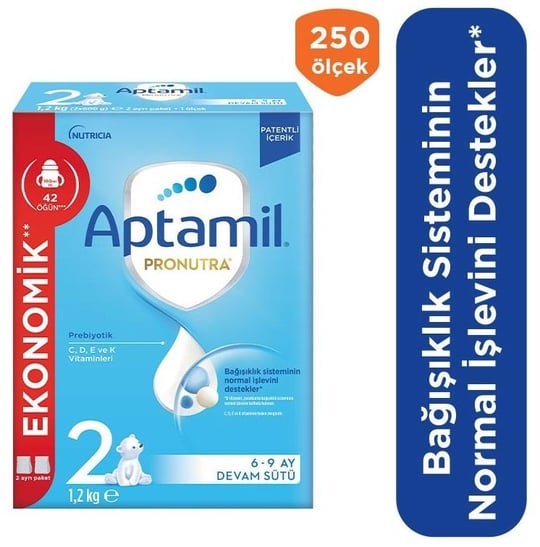 Aptamil 2 Devam Sütü 1200 gr 6-9 Ay