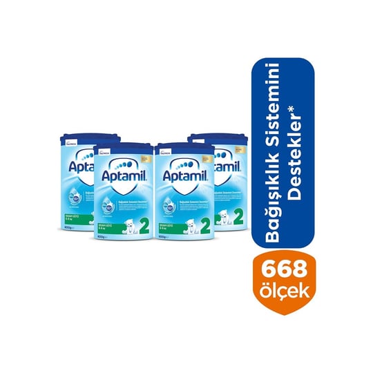 Aptamil 2 Devam Sütü 800 gr 4'lü