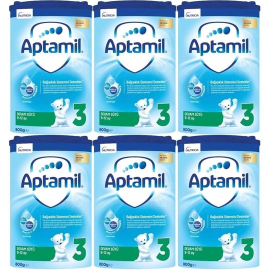 Aptamil 3 Devam Sütü 800 gr 6 Adet