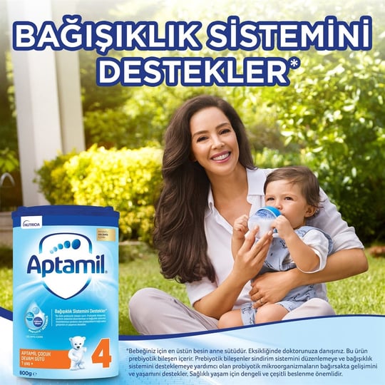 Aptamil 3 Devam Sütü 800 gr 9-12 Ay Akıllı Kutu 4'lü