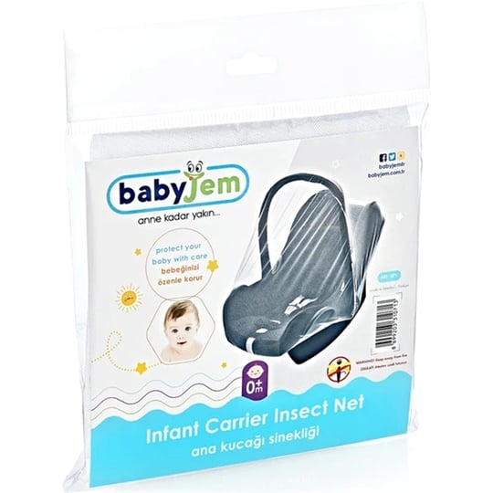 Babyjem Ana Kucağı Sinekliği Beyaz Art-071