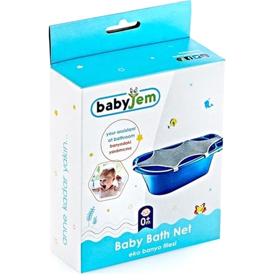 Babyjem Bebek Banyo Filesi Eko Beyaz Art-045