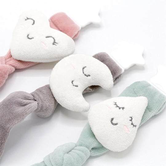 Babyjem Emzik Askısı Ay Desen Gri Art-743