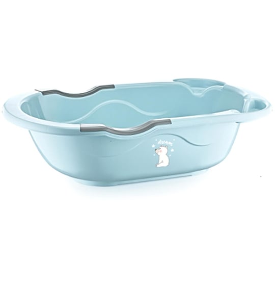 Babyjem Giderli Desenli Mat Banyo Küveti Mint ART-133