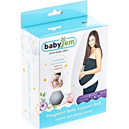 Babyjem Hamile Bel Destek Bandı XL Beyaz Art-249