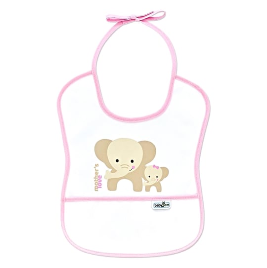 Babyjem Poli Muşamba Küçük Önlük Pembe ART-030